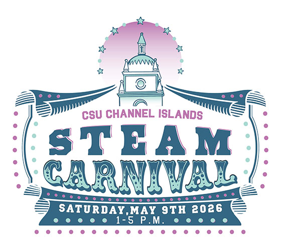 STEAM Carnival Save the Date image 1-5 pm Saturday, May 9, 2026